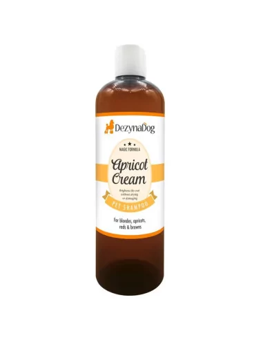 Šampon pro hnědou, plavou, zlatou a červenou barvu srsti DEZYNADOG (Magic Formula Apricot Cream Shampoo)