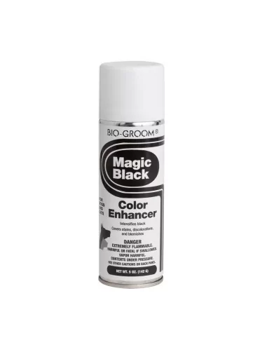 Černý křídový sprej na srst Bio-Groom MAGIC BLACK 142g