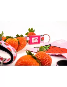 Oboustranný šátek na obojek Max&Molly Strawberry 2
