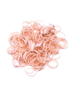 Latexové gumičky HPP na top knot 0,9cm/100ks růžové