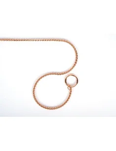 Výstavní řetízkový obojek SHOW TECH rose gold 2
