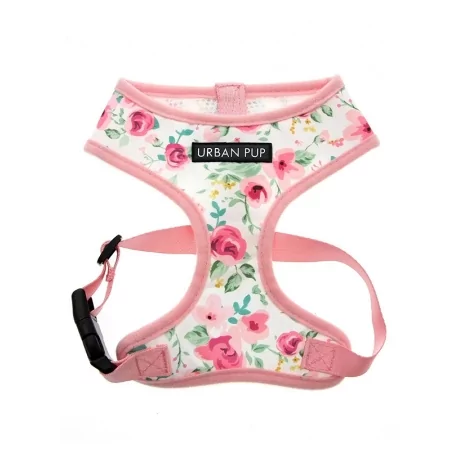 Postroj pro psy URBAN PUP Pink Floral Cascade