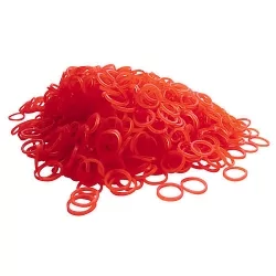 Latexové gumičky SHOW TECH na top knot červené 0,8cm - 1000ks 2