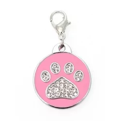Přívěsek na obojek PAW DOG růžový