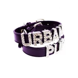 Obojek pro psy URBAN PUP Personalised fialový