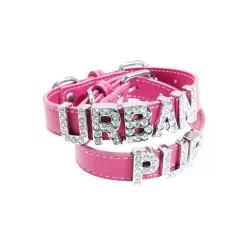 Obojek pro psy URBAN PUP Personalised tm.růžový