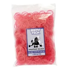 Latexové gumičky SHOW TECH balíčkovací 1,5cm/1000ks - růžové 2