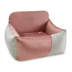 Pelíšek do auta pro psy PORTO PINK