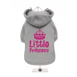 Mikina pro psy URBAN PUP Little Princess šedá