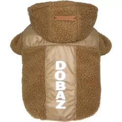 Mikina zateplená pro psy DOBAZ TEDDY - hnědá