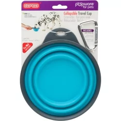 Cestovní silikonová miska sklapovací pro psy DEXAS TRAVEL 473ml 2