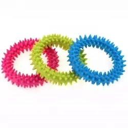 Gumové kousátko s trny pro psy 8,5cm