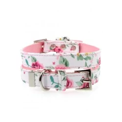 Obojek pro psy URBAN PUP PINK FLORAL CASCADE