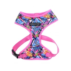 Postroj pro psy URBAN PUP Pink Graffiti