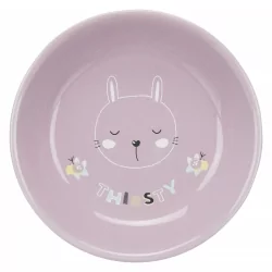 Keramická miska pro psy JUNIOR růžová 14cm 2
