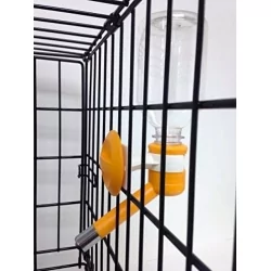 Automatická láhev na vodu pro psy CHOCO NOSE tryska 16mm - oranžová 2