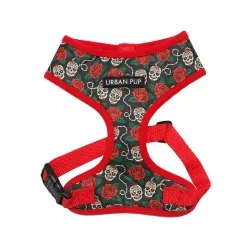 Postroj pro psy URBAN PUP SKULL & ROSES