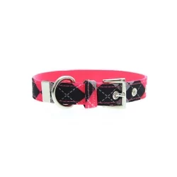 Obojek pro psy URBAN PUP ARGYLE PINK 2