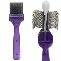 Kartáč pro psy ActiVet Purple Firm tvrdý 2