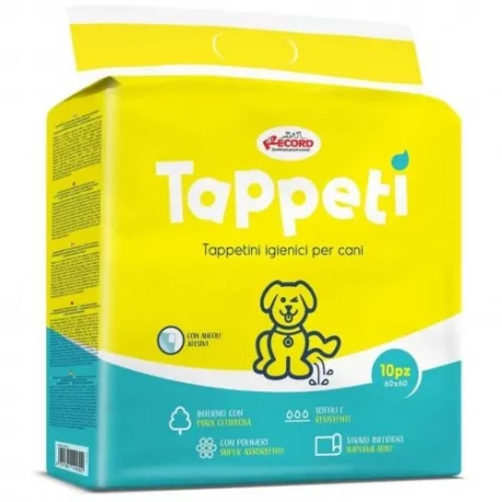 Hygienické podložky pro psy RECORD TAPPETI 60x60cm (10ks)