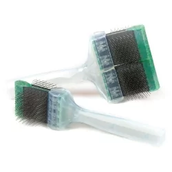 Kartáč pro psy ACTIVET DIAMOND SOFT GREEN měkký