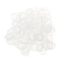Gumičky na top knot PAW MARKS 7,9mm/1000ks transparentní 2