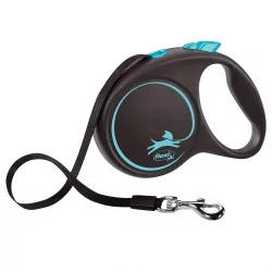 Vodítko pro psy FLEXI DESIGN S lanko 5m/do 12kg modré