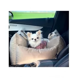 Pelíšek do auta pro psy COMFY 3in1 béžový 2