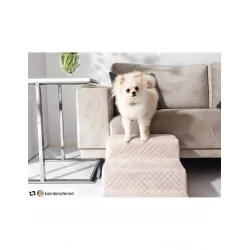 Schody pro psy LUXURY ECRU béžové 2