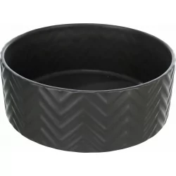 Keramická miska pro psy LUXURY BLACK černá