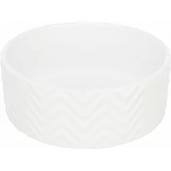 Keramická miska pro psy LUXURY WHITE bílá 2