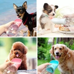 Cestovní láhev na vodu pro psy PB+ Pet Care 350ml bílá 2
