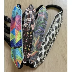 Výstavní vodítko s podkrčníkem pro psy COLOR černé