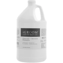 Šampon pro psy IGROOM CHARCOAL+KERATIN 473ml 2