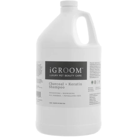 Šampon pro psy IGROOM CHARCOAL+KERATIN 473ml