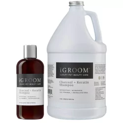Šampon pro psy IGROOM CHARCOAL+KERATIN 473ml
